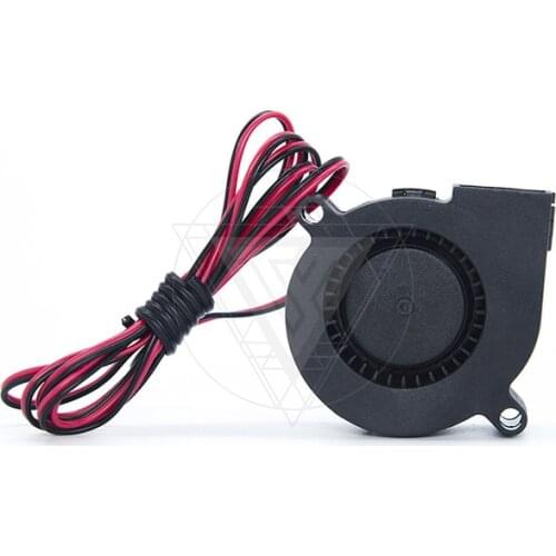 5015 50mm radial blower DC 12V/24V cooling turbofan 1000mm cable for Reprap Prusa TEVO 3D printer accessories