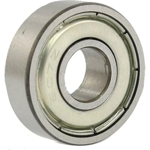 607Z 7 x 19 x 6mm Double Shielded Deep Groove Ball Bearings 5 Pcs