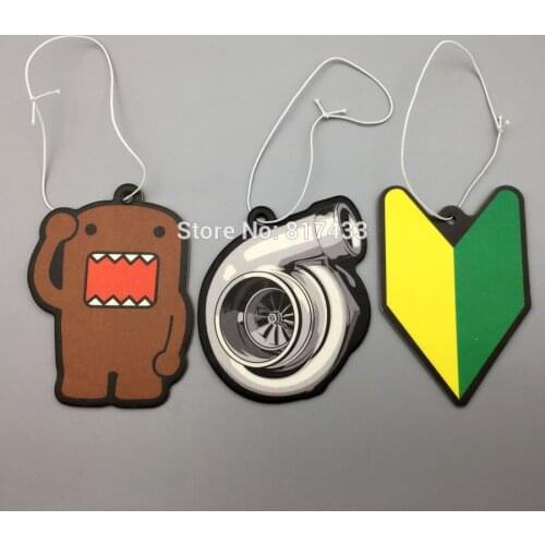 1 PCS JDM Wakaba Japan Young Leaf New Driver Badge Car Paper Air Freshener Auto Hanging Perfumed Fragrance