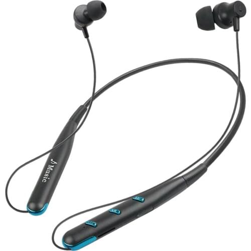 Bluetooth Earphone Stereo Bass Wireless Headphone Neckband HiFi Hanging Headset Built-in Mic Support TF Card Magnet for Xiaomi