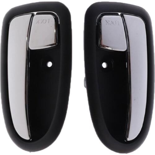 Black / Silver Interior Door Handle For Hyundai Matrix / Lavita 2001-2010 OEM:82610-17000 82620-17000 Car Front Rear Left Right