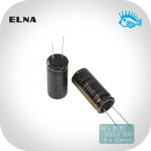 1pcs/5pcs ELNA 50V1000uf 50V SILMIC II generation RFS fever audio electrolytic capacitor copper feet 18 x 40mm