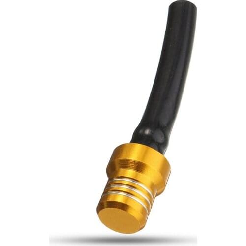 Gas Fuel Tank Cap Valve Vent Breather Hose Tube For ATV PIT Dirt Bike Color:gold