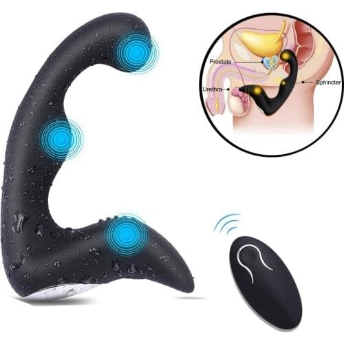 Remote Control 9 Speed Prostate Massager USB Charging Strapon For Men Anal Vibrator Sex Toys For Men Women Adult Plugs Products