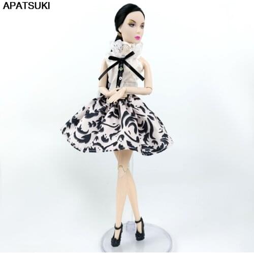 Fashion Lace Short Dress for Barbie Doll Outfits Clothing Evening Party Dresses Doll Accessories for 1/6 BJD Doll Dresses