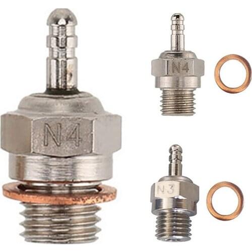 N3 N4 Hot Glow Plug Spark Engine Parts for HSP 70117 RC Car Accessories