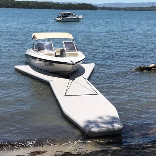 Inflatable Y pontoon Yacht Floating Swim Water Platform Dock Sation