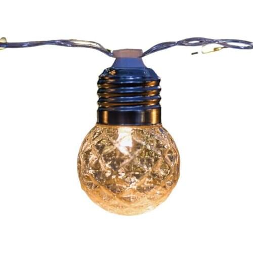 Outdoor Solar Light String 10 LED Solar Pineapple Light String 3.8M Waterproof Indoor and Outdoor Decoration Holiday Light Strin