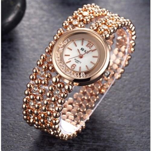 2020 new fashion rhinestone dial casual women watches retro bracelet watch ladies quartz watch gold clock reloj mujer erkek saat