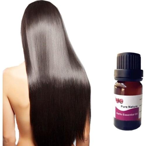 Pure Garlic Hair Nutrient Solution Fresh and Not Greasy Natural Garlic Hair Shine Essential Oil Hair Care Essence 10ml
