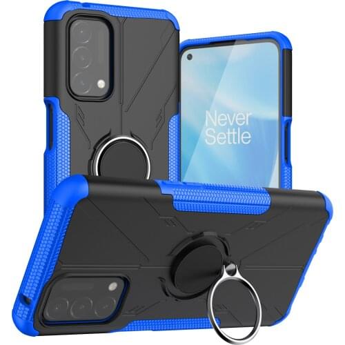 Shocproof Armor Phone Case for Oneplus Nord N200 5G Case Rotate Finger Ring Magnetic Car Holder Bumper Case Cover