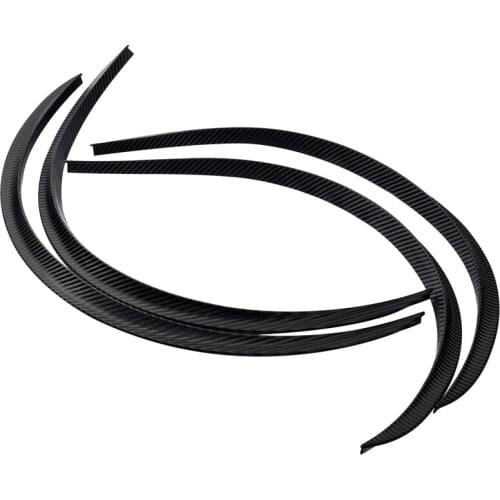 72cm Car Fender Flares Arch Wheel Eyebrow Protector Auto Mudguard Fender Flare Strip Wheel Lip Body Kit Protector Mud Guard