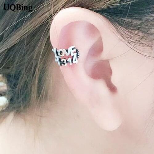 1 Piece Simple Vintage Love Forever Clip Earrings For Female Jewelry Gifts