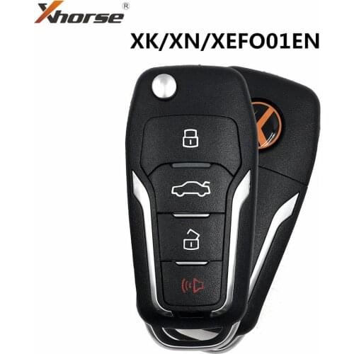 1/5/10pcs Xhorse Universal 4 Buttons Wire/Super Remote Car Key for Ford VVDI2 MINI Programmer VVDI Key Tool XK/XN/XEFO01EN