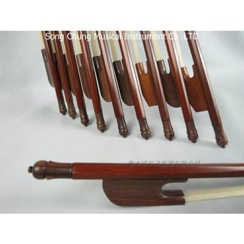 Cello bow baroque calamander wood cello bow