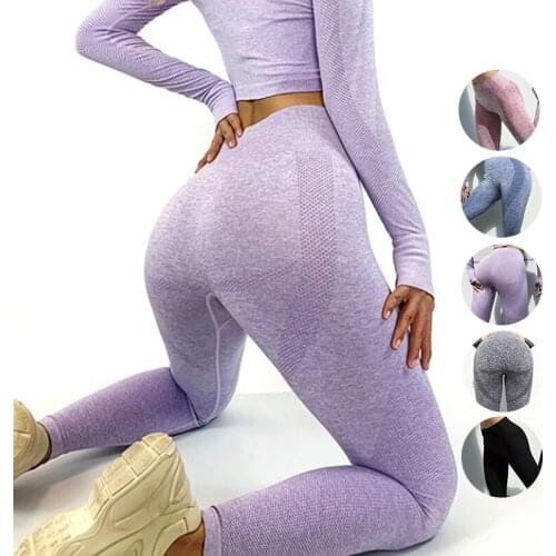 High Quality Seamless Leggings Gym Girl Push Up Sport Fitness Running Yoga Pants Elastic Trousers Women High Waist Legging
