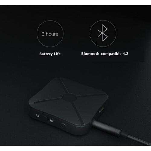 High-quality KN319 Bluetooth-compatible Transmitter Receiver Two-in-One Stereo Portable Wireless Audio Converter