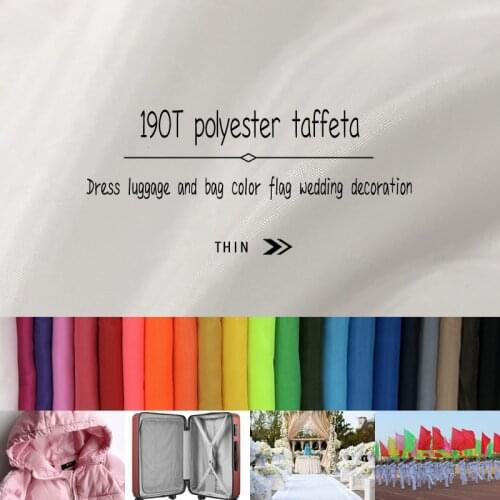 1M*1.5M 190T Poly Lining Fabric For Down Jacket 190T Polyester Taffeta Fabric Lining Fabric Colorful Flag Fabric