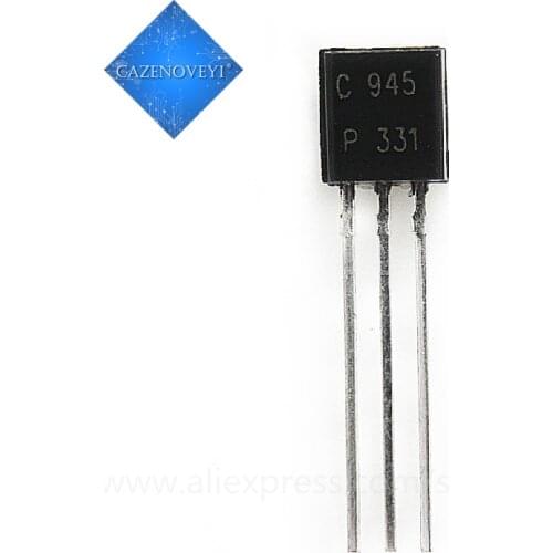 100pcs/lot C945 2SC945 Triode to-92 50V/0.1A/0.5W/250MHZ Wholesale Electronic In Stock