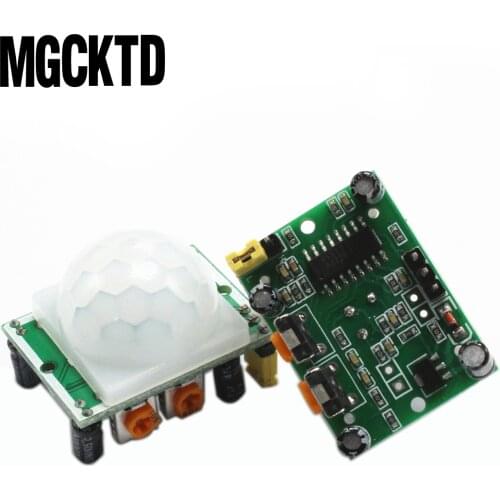 50PCS New HC-SR501 Adjust IR Pyroelectric Motion Sensor