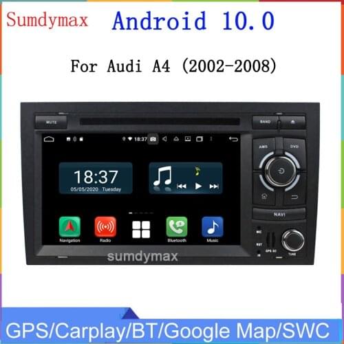 Car gps player for audi A4 S4 B6 b7 2002-2008 android 10 car multimedia audio stereo autoradio 4G DSP carplay wifi