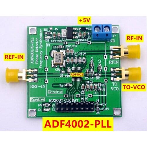ADF4002 RF module PLL VCO 400MHZ phase detector Frequency synthesizer power supply