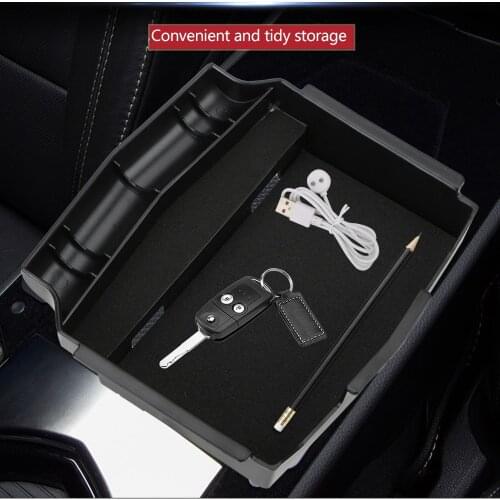 Car Central Storage Box Plastic Universal Stowing Tidying For Honda CRV 2012 2013 2014 2015 2016 Car Organizer Car-styling