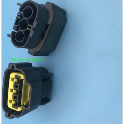 FREE shipping 10/30/100sets 3pin Ignition Coil Connector Plug Harness clips Case For sr20 rb20 rb25 rb26