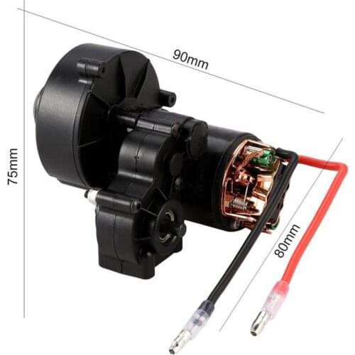 Center Gearbox Assembly with Gear for 1/10 Axial SCX10 90046 90047 RC Car Accessories