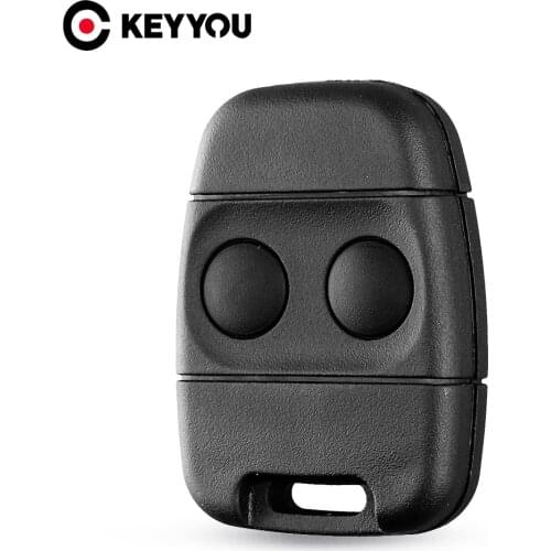 KEYYOU Car Key Shell Case For Land Rover Discovery 1 Freelander ZS ZR 200 400 25 45 C50 Auto Fob Replacement Key Shell 2 Button