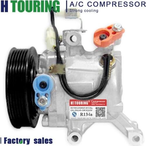 For Daihatsu Sirion Toyota Passo ac compressor SV07C 447280-3150 4472803150 4472605820 4472803150 88320B1020 447260-5820 6PK