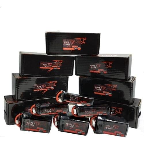 Feiyingrc WolfFire 450/650/850mAh 95C 4S 6S 4.2V Lipo Battery XT30 Plug FPV Racing Drone RC Quad Tattu R-line