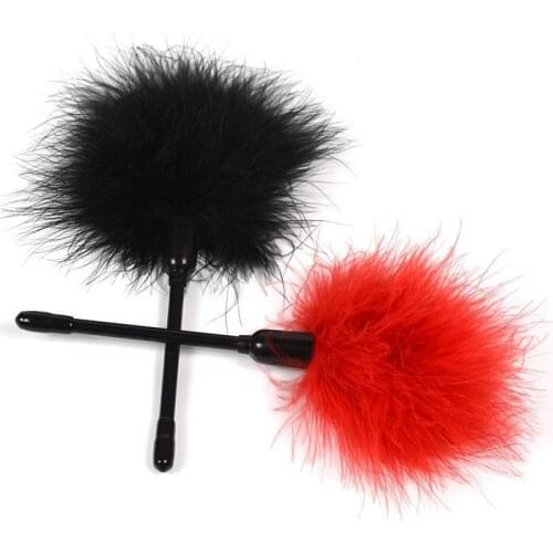 Flirting Feather Whip Clitoris Spanking Tickler Sexy Flirt Slave Flogger Bdsm Adult Games Erotic Sex Toys For Couples Man Women