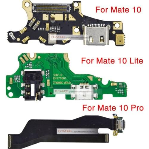 1pcs Charging Port Ribbon Flex Cable For Huawei Mate 10 10 Lite 10 Pro USB Charger Dock Board Connector Replacement Parts
