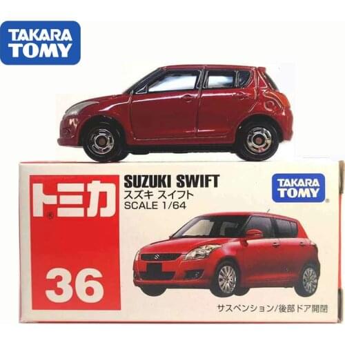 Takara Tomy Tomica Alloy Toy Car Model Red and White Box No. 36 Suzuki Swift Collection Ornaments Decoration Gifts Toys for Boys
