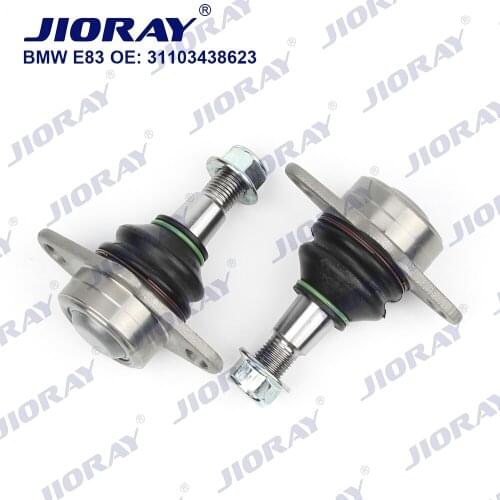 JIORAY Pair Front Lower Left Right Suspension Control Arm Ball Joint For BMW X3 Series E83 2.0i 2.5i 3.0d 3.0i xDrive 2007-2011