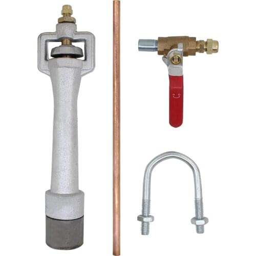 Natural gas forge burner venturi kit with head stainless steel brass tube for melting furnace burner