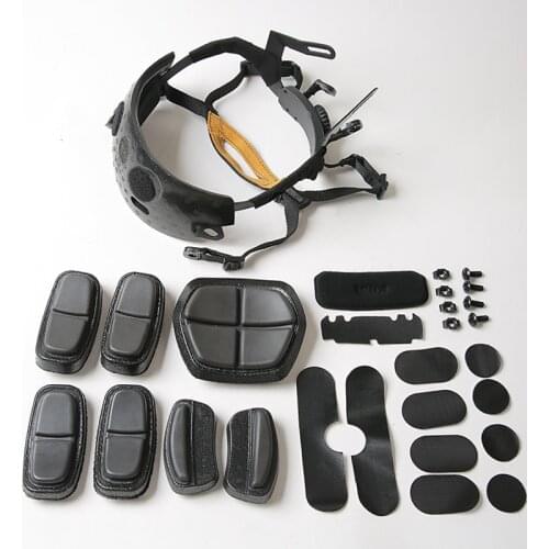NEW FMA ACH Occ-Dial Liner Kit (Upgrade Version)OPS Adjustable BK/DE L/XL Full Set Helmet Inner suspension system