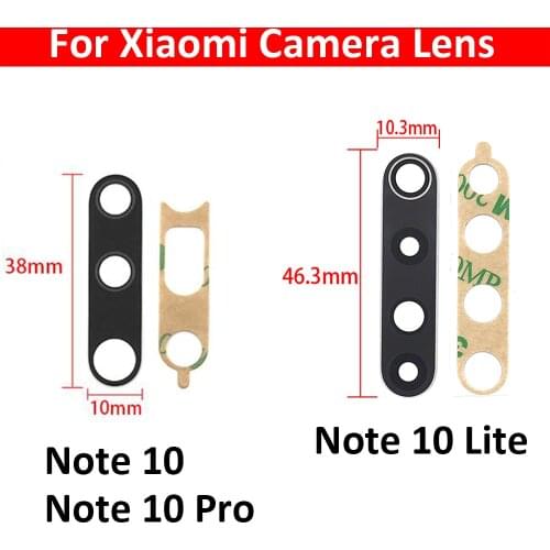 For Xiaomi Redmi 9A 9C Note 9 Pro Max 9S 8T Mi 10T Note 10 Pro Lite Mi11 Camera Glass Lens Back Rear Camera Glass Lens with Glue
