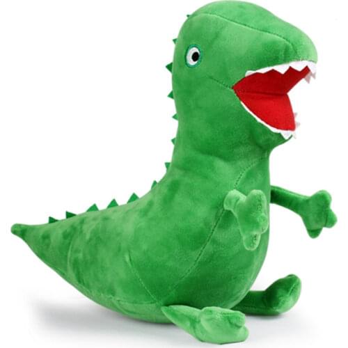 Plush Toy Cute Dinosaur Stuffed Animal Plush Toy Super Soft Baby Doll for Boys Girls Home Decor Green