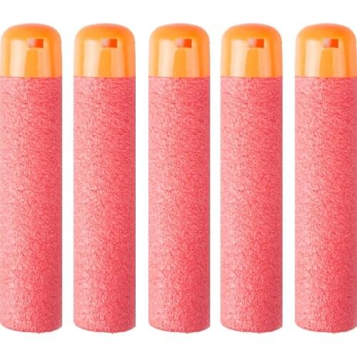 30Pcs Mega for Nerf 9.5cm Red Sniper Rifle Darts Bullets Mega Foam Refill Darts Big Hole Head Bullets for N-Strike Mega Series