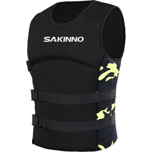 Life Jacket Adults Surf Vest Motorboats Jet Ski Kayak Wakeboard Raft Rescue Boat Fishing Vest Swimming Surf Sailing Safety Vest