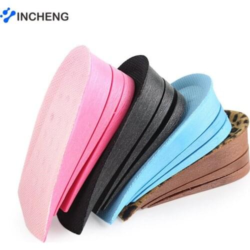 4cm Height Increase Insoles Orthopedic Heel Pad Insoles Flat Feet Arch Support for Men Women Half Length Unisex Quality Foot Pad