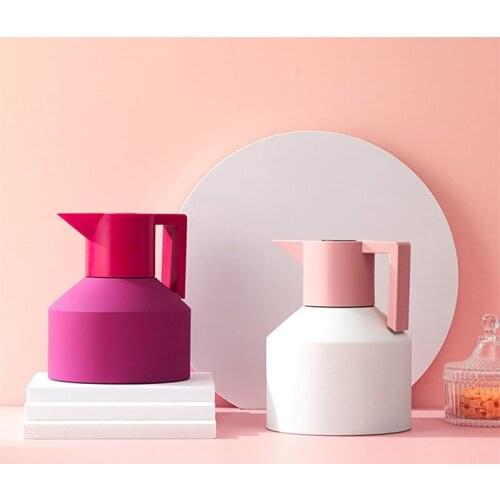 Nordic Large Capacity Stainless Steel Insulated Flasks Thermos Kettle Home Double Layer Vacuum Tea Coffee Pot Hot Water Bottle