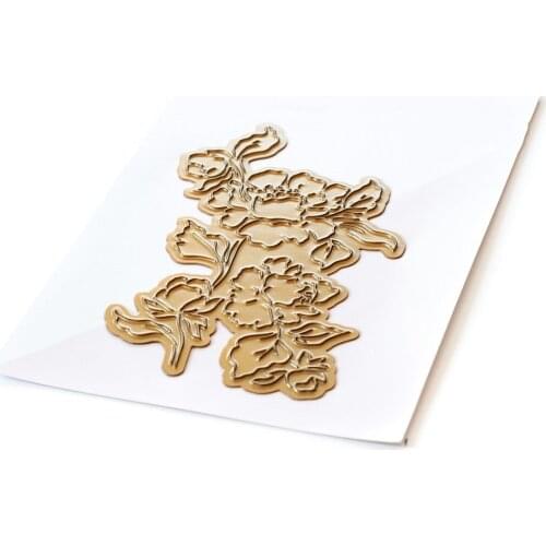 Flowers and Plants Cutting Dies Scrapbook Dariy Decoration Stencil Embossing Template DIY Greeting Card Handmade