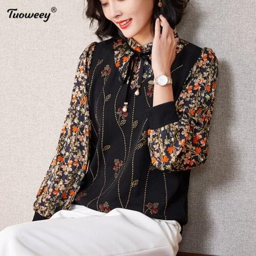 Блузки с цветами Tuoweey China At AliExpress