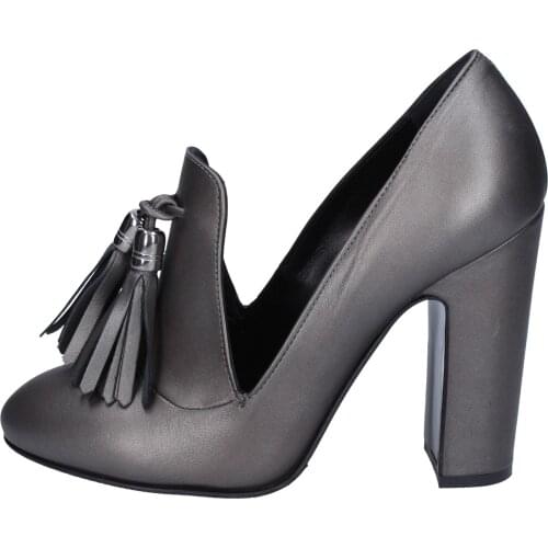 MARC ELLIS loafers woman leather Gray