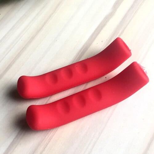 1 Pair Silicone Bicycle Lever Grips Protectors Anti-Skid Bike Brake Lever Handle Sleeve MTB Bike Cycling Silicone Brake Cover B9