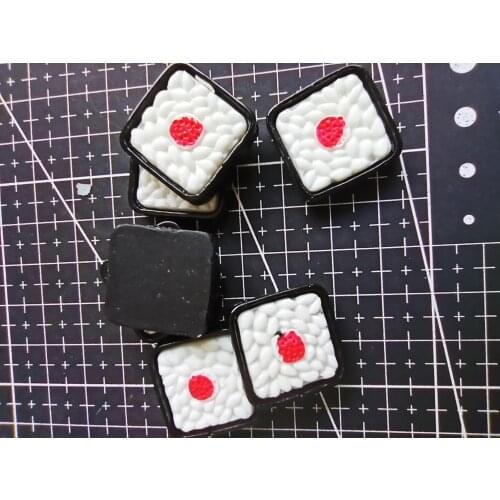 1pcs/lot Resin flat back rice 22mm Ornaments Micro landscape Ornaments Creative Home Gardening Decorations