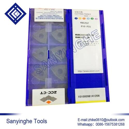 Free shipping high quality 10pcs/lots YBC251 WNMG080404-DF cnc carbide turning inserts
